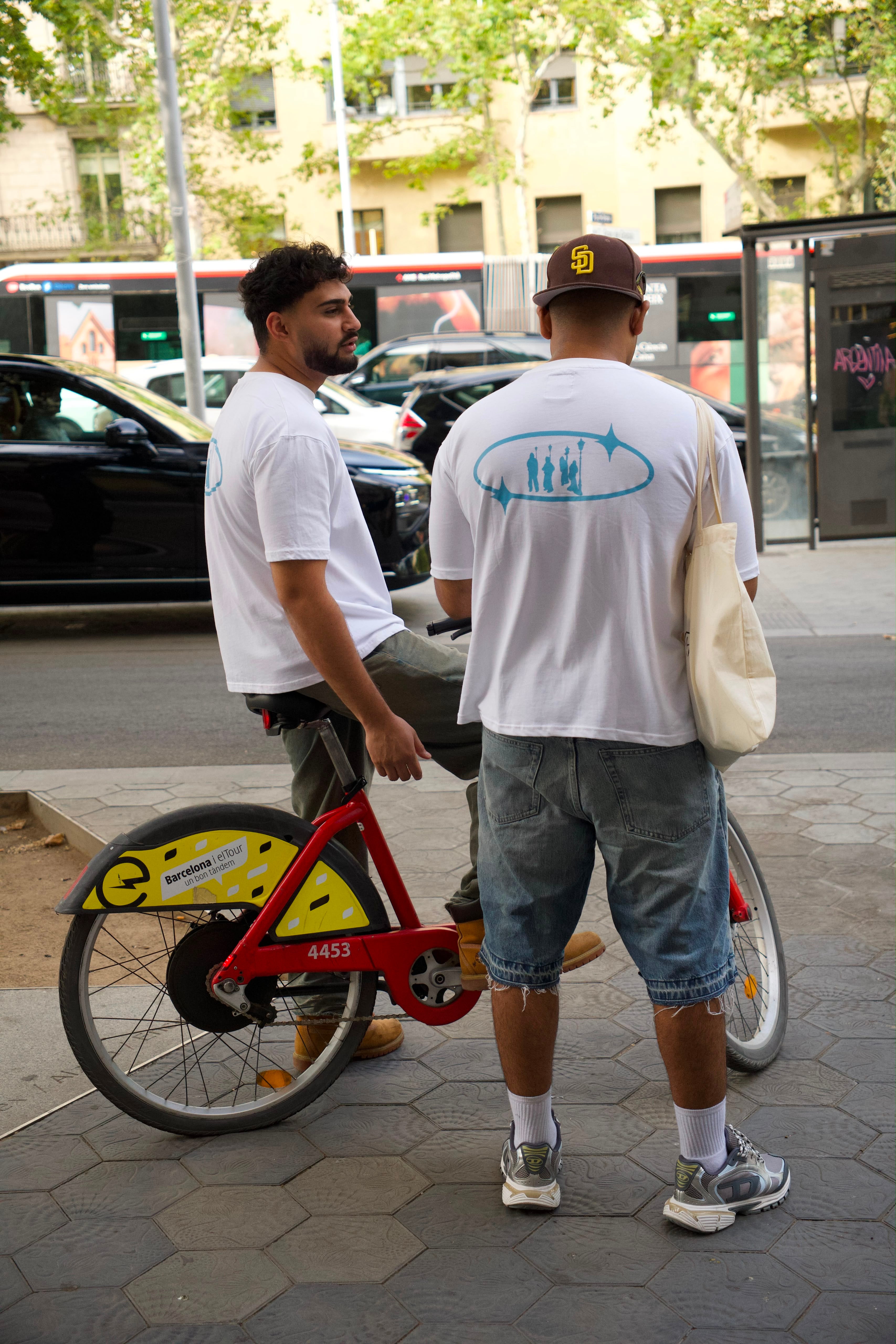 HF Oversize Tee Summer '26 Blue with Tote Bag